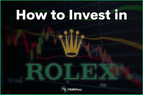 does rolex have a stock|Rolex stock symbol.